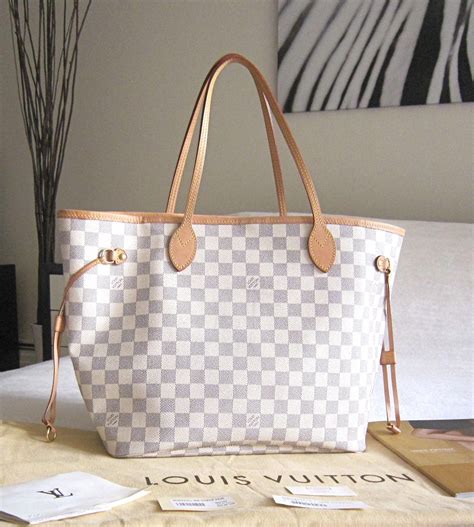 white louis vuitton bag|white louis Vuitton Bag neverfull.